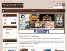 Tablet Screenshot of deco-envie.com